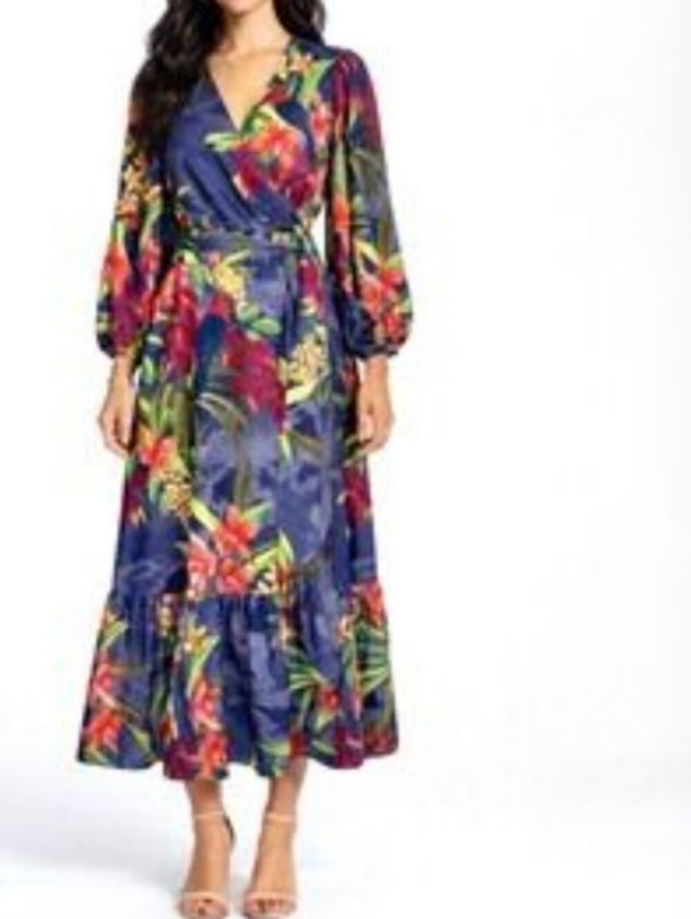 Tommy Bahama Blue Floral Maxi Dress